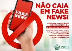 Governo do Piauí cria página para combater notícias falsas