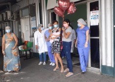 Primeira paciente da MDER que contraiu Covid-19 recebe alta