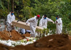 Brasil tem 965 novas mortes por coronavírus; total passa de 22 mil