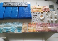 Polícia apreende grande quantidade de drogas