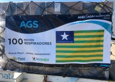 Chega ao Brasil, respiradores comprados pelo governo do Piauí e prefeitura de Teresina