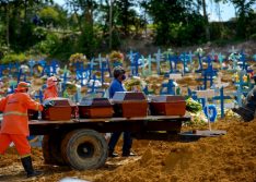 Covid-19: Brasil tem 1.141 mortes em 24h e total se aproxima de 55 mil
