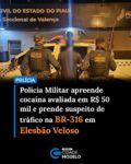 Uma operação da Polícia Militar do Piauí resultou na prisão de um homem suspeito de tráfico de drogas e na apreensão de aproximadamente R$ 50 mil em substância análoga à cocaína. A ação foi realizada pela 2ª Companhia do 23º Batalhão da Polícia Militar (23º BPM), durante fiscalização na BR-316.

De acordo com a Polícia Militar, a operação foi desencadeada após uma denúncia anônima informando que um homem, identificado pelas iniciais F.A.P.R., teria se deslocado, durante a manhã, do município de Elesbão Veloso até Picos com o objetivo de adquirir entorpecentes.

Com base nas informações repassadas, os policiais realizaram levantamentos e identificaram o horário previsto de retorno do suspeito. Diante disso, foi montada uma barreira policial na BR-316, nas proximidades da localidade Tapera, zona rural do município.

Segundo o comandante do policiamento local, tenente George Sanches, por volta das 17h o ônibus foi abordado e, durante a revista pessoal, os policiais encontraram na mochila do suspeito um tablete de substância com características semelhantes à cocaína, além de roupas e um aparelho celular.

Diante do flagrante, o homem recebeu voz de prisão pelo crime de tráfico de drogas, previsto no artigo 33 da Lei nº 11.343/2006. Após a prisão, ele foi submetido ao exame de corpo de delito e, em seguida, encaminhado à Delegacia de Polícia Civil de Valença do Piauí, juntamente com todo o material apreendido, para a adoção dos procedimentos legais cabíveis. Fonte: Cidades na Net