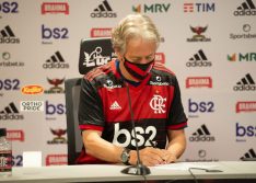 Flamengo oficializa renovação com Jorge Jesus até junho de 2021 e mira Mundial