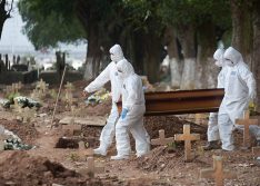 Consórcio de imprensa mostra 1.300 mortes por covid-19 em 24h; total vai a 39.797