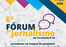 Faculdade R.Sá realizará 6º Fórum de Jornalismo por meio de plataformas digitais
