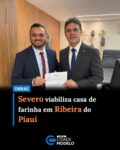 O deputado estadual Severo Eulálio (MDB) recebeu, nesta segunda-feira (22), o vereador Moacir Melo para discutir ações e investimentos voltados ao desenvolvimento de Ribeira do Piauí. Durante o encontro, foi destacada a assinatura da Ordem de Serviço para a construção de uma casa de farinha no município, uma importante conquista para os produtores rurais da região.

A obra, viabilizada por meio da articulação do parlamentar junto ao Governo do Estado, será executada no povoado Barriguda. O espaço oferecerá melhores condições para o processamento da mandioca e a produção de farinha e seus derivados, contribuindo para o fortalecimento da agricultura familiar e para a geração de renda no campo.

Durante a reunião, o vereador Moacir Melo agradeceu ao deputado pelo apoio constante às demandas do município. Segundo ele, Severo Eulálio tem demonstrado compromisso com a população de Ribeira do Piauí ao buscar recursos e investimentos que promovam melhorias estruturantes para a região.

Ao comentar a iniciativa, Severo Eulálio destacou a importância de investimentos que valorizem o trabalho dos produtores rurais e fortaleçam a economia local. O parlamentar reafirmou seu compromisso com ações que impulsionem o desenvolvimento dos municípios piauienses e ressaltou a relevância da parceria entre as lideranças municipais e o Governo do Estado.

“A construção da casa de farinha representa mais uma ação voltada ao fortalecimento da agricultura familiar, garantindo melhores condições de trabalho aos produtores e contribuindo para o desenvolvimento econômico e social da região”, destacou o deputado.

A expectativa é que a nova estrutura beneficie diretamente os agricultores do povoado Barriguda e comunidades vizinhas, ampliando a capacidade de produção e agregando valor à cadeia produtiva da mandioca no município. Fonte: Webpiauí