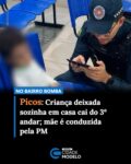Equipes da Polícia Militar do Piauí (PM-PI) resgataram, na noite de segunda-feira (17), uma criança deixada sozinha em um apartamento na cidade de Picos. A vítima foi encontrada com escoriações e encaminhada para uma Unidade de Pronto Atendimento (UPA). A mãe foi localizada em uma adega da cidade e conduzida à delegacia por abandono de incapaz.

De acordo com a PM, a guarnição da Força Tática do 4º Batalhão foi acionada por volta das 22h30, no bairro Bomba, após denúncia de que uma criança estaria sozinha e chorando dentro de um imóvel. Um vizinho ouvia o choro constante e, ao verificar, encontrou a criança desacompanhada.

Ao chegar ao local, os policiais constataram que ela estava trancada no interior do imóvel, no térreo do prédio. Diante do risco, foi necessário arrombar a porta para chegar até ela.

Em conversa com a guarnição, a criança informou que morava em um apartamento vizinho. Os policiais localizaram o imóvel, no terceiro andar, mas não havia nenhum responsável no local. Segundo o registro da PM, ela havia saído pela janela na tentativa de deixar o apartamento e caiu até o térreo, onde acabou encontrada.

Em decorrência da queda, a criança sofreu escoriações nos braços, nas pernas e na cabeça, sem lesões graves aparentes. Ela foi encaminhada imediatamente à UPA para avaliação médica e verificação de possíveis lesões internas ou fraturas.

O Conselho Tutelar foi acionado por volta das 23h para acompanhar o caso e adotar as medidas de proteção cabíveis. Após a chegada da conselheira tutelar, a guarnição iniciou as buscas pela mãe, localizada na adega indicada pela criança. Ela foi comunicada do ocorrido e apresentada à Delegacia de Picos, onde foram adotados os procedimentos cabíveis. A ocorrência foi registrada como abandono de incapaz. Fonte: Cidade Verde