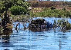 Bombeiros resgatam carro com corpo de empresário desaparecido no Piauí