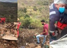 Caminhão tomba em serra e deixa uma pessoa morta e outra ferida no Sul do Piauí