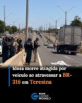 Uma idosa de 81 anos, identificada apenas como Luzia, morreu após ser vítima de um acidente na manhã desta terça-feira (22), na BR-316, zona Sul de Teresina. A catadora de lixo estava tentando atravessar na rodovia pela mureta quando foi atropelada por um carro. Luzia morava na Vila Mariana e deixa cinco filhos. 

Equipes do Samu foram acionadas para o local do acidente. A Polícia Rodoviária Federal (PRF) fez o isolamento da área e uma das faixas foi fechada na rodovia, no sentido zona Sul ao Centro, onde aconteceu o acidente. Os condutores precisaram acessar as outras duas faixas para seguir na via.

O condutor do veículo permaneceu no local. À TV Cidade Verde, o homem afirmou que estava trafegando na rodovia quando viu a idosa saltando a mureta e imediatamente tentando atravessar.

Ele conta ainda que reagiu tentando tirar o veículo do curso, mas não conseguiu evitar o atropelamento. O homem permaneceu no local até a chegada da polícia. Ele se mostrou abalado e chorou. 

As circunstâncias do acidente serão investigadas. Familiares da vítima estiveram no local do acidente. O Instituto Médico Legal (IML) recolheu o corpo da vítima. Fonte: Cidade Verde