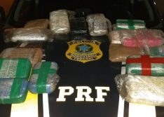 PRF apreende carga de maconha e cocaína avaliada em R$ 640 mil
