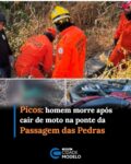 Um homem identificado como Pedro Henrique Moreira, de 40 anos, morreu após sofrer um acidente de motocicleta na madrugada deste sábado (22), em Picos. O fato aconteceu na ponte sobre o Rio Guaribas, que liga o Centro e Canto da Várzea ao bairro Passagem das Pedras.

Segundo informações obtidas pela reportagem do portal Cidades na Net, o acidente aconteceu por volta das 5h. Pedro Henrique caiu com a motocicleta na ponte e morreu ainda no local. A vítima conduzia uma Honda CG 125, ano 2002, de cor vermelha. Pedro Henrique era natural de Picos, casado e trabalhava como gari.

O Departamento de Polícia Científica foi acionado para realizar o exame pericial no local. O corpo foi retirado do local com a ajuda do Corpo de Bomebeiros e levado ao IML de Picos. A perícia deverá auxiliar no esclarecimento da dinâmica do acidente, incluindo as circunstâncias em que ocorreu e possíveis vestígios encontrados na área. Fonte: Cidades na Net