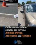 Um acidente envolvendo um carro deixou uma pessoa morta na manhã desta quarta-feira (7), na Avenida Senador Dirceu Arcoverde, em um trecho da BR-343, em Floriano, no Centro-Sul do Piauí.

Testemunhas informaram que a vítima se trata de um homem que trafegava em uma bicicleta. A informação ainda será confirmada pelas equipes de segurança.

As circunstâncias do acidente ainda não foram esclarecidas. O motorista do carro permaneceu no local após o acidente.

A TV Clube apurou que o motorista do carro envolvido no acidente trabalha no Serviço de Atendimento Móvel de Urgência (Samu). Segundo informações preliminares, ele tentou prestar socorro à vítima, mas, ao perceber a gravidade da situação, foi buscar ajuda na sede do Centro de Atenção Psicossocial (Caps) de Floriano.

Equipes da Polícia Militar do Piauí (PMPI), da Polícia Rodoviária Federal (PRF) e da Superintendência de Trânsito (Sutran) de Floriano foram acionadas para isolar a área. O trecho onde ocorreu o acidente registra grande movimentação de veículos e pessoas, especialmente nos horários de maior circulação da cidade.

A perícia criminal e o Instituto de Medicina Legal (IML) também foram chamados ao local. Fonte: g1/PI
