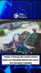 Um menino de 2 anos morreu após ser deixado dentro de um carro, em Senador Canedo, na Região Metropolitana de Goiânia, nesta quarta-feira (28). Segundo a Polícia Militar, a mãe deixou a criança dormindo no banco traseiro do veículo, estacionado em frente ao comércio onde trabalha, no Jardim Canedo III.

Por volta das 9h30, ela percebeu que o filho transpirava excessivamente devido ao calor e decidiu ligar o motor e o ar-condicionado, além de fechar os vidros. O menino permaneceu no carro enquanto a mãe trabalhava.

Por volta das 12h30, o pai retornou da Central de Abastecimento de Goiás (Ceasa) e encontrou o filho inconsciente dentro do veículo. Segundo a PM, o motor continuava ligado, mas o ar-condicionado havia parado de funcionar. Equipes do Corpo de Bombeiros e do Serviço de Atendimento Móvel de Urgência (Samu) tentaram reanimar a criança, mas ela não resistiu.

A Polícia Científica esteve no local, e o caso será investigado pela Delegacia Especializada no Atendimento à Criança e ao Adolescente (Deca). A causa da morte ainda não foi confirmada oficialmente. Fonte: g1