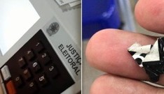 Vídeo: eleitora flagra adesivos em teclas de urna no Norte do Piauí