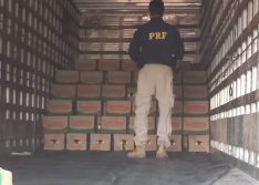 PRF localiza caminhão abandonado e carregado de óleo de soja às margens da BR-343 no PI