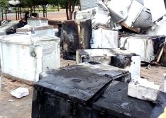 Incêndio em caminhão-baú destrói cerca de 100 freezers no Sul do Piauí