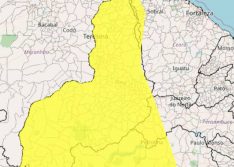 Inmet emite alerta de perigo potencial de chuvas intensas em 216 municípios do Piauí