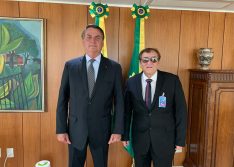 Bolsonaro se encontra com Mão Santa em Parnaíba nessa sexta-feira