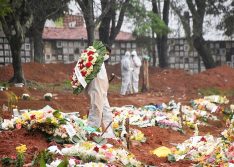 Brasil ultrapassa a marca de 400 mil mortes pela Covid-19
