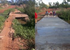 Picos: após 10 anos de espera por obra, moradores fazem “vaquinha” e constroem ponte