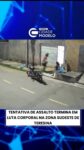Imagens de uma câmera de segurança registraram o momento exato em que uma mulher reagiu a uma abordagem criminosa no bairro Todos os Santos. Duas mulheres conversavam na porta de uma residência quando foram surpreendidas por um assaltante em uma motocicleta.

A vítima avançou contra o suspeito, dando início a uma intensa luta física na calçada. A situação foi controlada após um policial à paisana, que estava dentro do imóvel, sair e efetuar um disparo de advertência para o alto. O criminoso conseguiu fugir de moto sem levar nenhum pertence.

As autoridades reforçam o alerta de que reagir a assaltos traz riscos gravíssimos à vida. A Polícia Civil acompanha o caso para identificar o condutor do veículo.