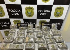 Polícia Civil apreende 20 quilos de drogas em barreira
