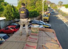 PRF apreende R$ 1,4 milhão em cigarros contrabandeados no Piauí