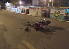 Colisão entre carro e moto deixa homem ferido no bairro Junco em Picos