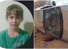 Carro capota e mata criança de 09 anos em Alegrete do Piauí
