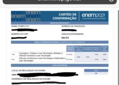 Enem 2021: cartão de confirmação com local da prova é liberado