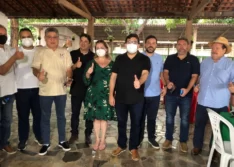 João Mádison e Rafael Fonteles visitam obras do Parque de Exposições