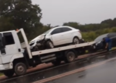 Motociclista morre após colisão com carro na BR 316 em Demerval Lobão