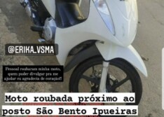 Motocicleta é tomada de assalto por dupla armada no bairro Ipueiras