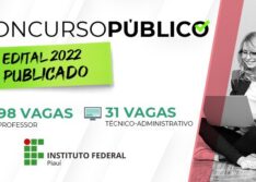 IFPI lança concursos com 129 vagas para professores e técnicos-administrativos