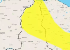 Mais de 60 cidades do Piauí estão em alerta para perigo potencial de chuvas
