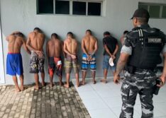PM prende oito suspeitos de integrar facção após troca de tiros no litoral do Piauí