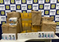 PRF apreende 470 produtos eletrônicos sem nota fiscal em cidade do Piauí