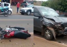 Oeiras: colisão entre moto e Amarok mata filho de empresário na BR-230