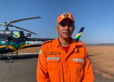 Força-tarefa com uso de helicóptero é montada para controlar incêndios na região de Picos