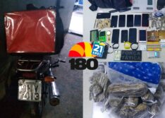 Polícia prende falso entregador com arma, maconha e 9 celulares roubados
