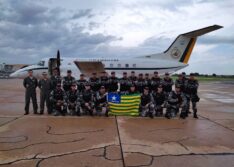 Policiais do Piauí embarcaram para Brasília para reforçar ações contra vandalismo