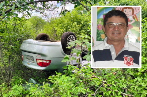 Professor de Acauã morre e filho de 6 anos fica ferido em acidente na BR 407