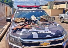 Paulistana: polícia militar prende dois homens e apreende espingardas, cartuchos e animais silvestres
