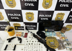 Faccionado é preso com armas, drogas e R$ 13 mil em Teresina