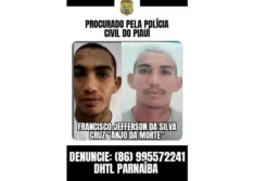 Polícia divulga foto de suspeito de atirar em filho do presidente do TJ