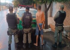 Homem acusado de roubo é preso pela Polícia de Itainópolis
