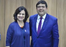 Governador apresenta programa de Telessaúde à ministra da Saúde e anuncia novos investimentos em alta e média complexidade