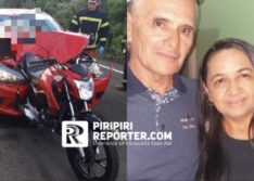 Mulher morre e homem fica ferido em grave acidente na PI-233, Norte do Piauí